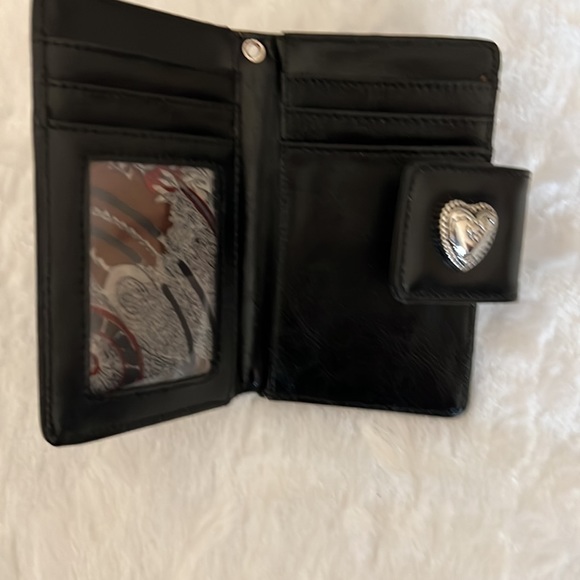 EUC Black card case Croco also Brighton Black Croco Twister Photo Album/Card - Picture 4 of 7